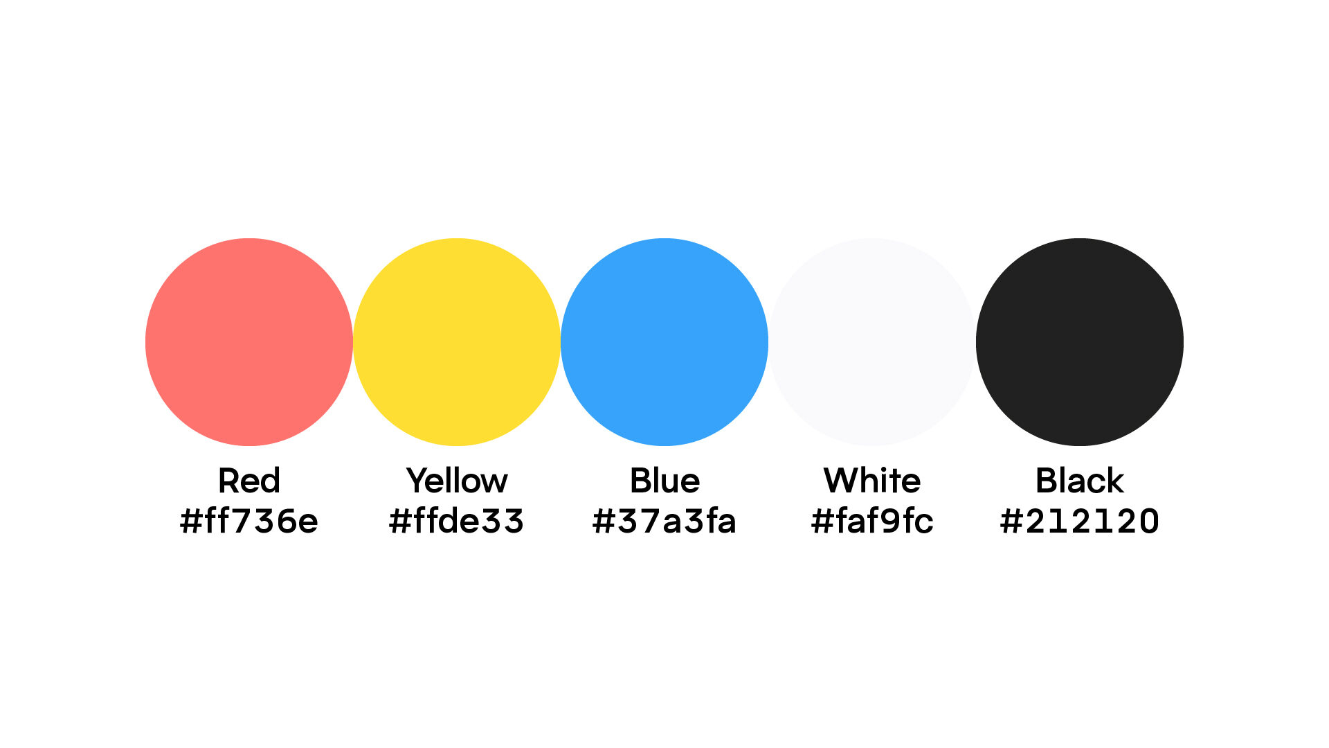 Swing Mix brand guidelines color palette